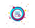 Text file sign icon. Add File document symbol. Royalty Free Stock Photo