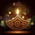 Text happy diwali Royalty Free Stock Photo