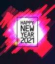 Text 2021 Happy New Year