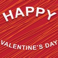 Text Happy Valentines Day red background