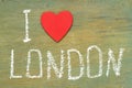 Text i love London