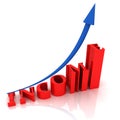 Text INCOME Royalty Free Stock Photo