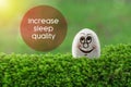 Increase sleep quality