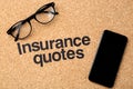 Text INSURANCE QUOTES
