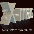 I wish you a merry X-mas and a happy new year