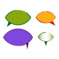 Text message. communication concept. Chat message icon. Vector illustration. Stock image. Royalty Free Stock Photo