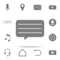 text message icon. web icons universal set for web and mobile Royalty Free Stock Photo