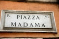 Piazza Madama that means Madama Square where there is seat of th