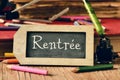 Text rentree, back to school in french