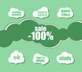 Text sale percentage. Business concept . Infographic business for graphic or web design layout