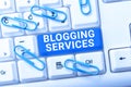 Text showing inspiration Blogging ServicesSocial networking facility Informative Journalism. Business idea Social