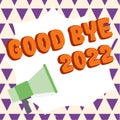 Handwriting text Goodbye 2023. Business idea Merry Christmas Greeting people for new year happy holidays