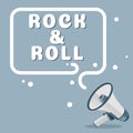 Text showing inspiration Rock Roll. Internet Concept musical genre type of popular dance music heavy beat sound