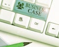 Text sign showing Business Case. Conceptual photo provides justification for undertaking a project or program Royalty Free Stock Photo