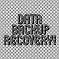 Text sign showing Data Backup Recovery. Conceptual photo the process of backing up data in case of a loss Seamless Polka