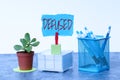 Text sign showing Defused. Business approach make a difficult or dangerous situation calmer by reducing its cause Tidy Royalty Free Stock Photo