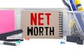 Text sign showing High Net Worth. Conceptual photo Royalty Free Stock Photo