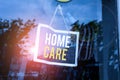 Text sign showing Home Care. Conceptual photo Place where showing can get the best service of comfort rendered Empty