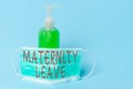Text sign showing Maternity Leave. Conceptual photo a leave of absence for an expectant or a new mother Primary medical