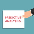 Text sign showing Predictive Analytics