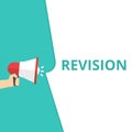 Text sign showing Revision Royalty Free Stock Photo