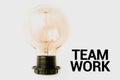 Text caption presenting Team Work. Business concept Combined action of a group Workgroup cooperation collaboration Royalty Free Stock Photo