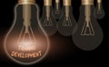 Text sign showing Training Development. Conceptual photo Learn and Expand skills and knowledge Program