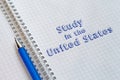 Study in the United States Royalty Free Stock Photo