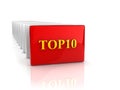 Text TOP10 Royalty Free Stock Photo