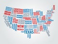 Text USA map