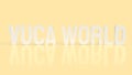 The text vuca world or Volatility, uncertainty, complexity and ambiguity 3d rendering