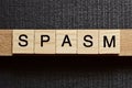 Text on word spasm from gray wooden letters