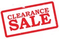 Clearance Sale Royalty Free Stock Photo