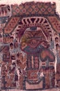 textil mochica art arquelogical site figure peruvian culture