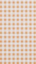 Textile background, vertical, cotton fabric, 3D rendering. Small warm color cosy checkered fabric.