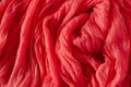 Textile background. Living Coral scarf.