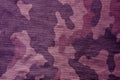 Textile camouflage cloth pattern. Royalty Free Stock Photo
