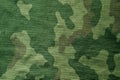 Textile camouflage cloth pattern. Royalty Free Stock Photo