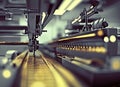 Textile Cutting Machine Setters, Operators, and Tenders Fictional Work Enviroment Scene.