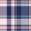 Textile design of textured plaid. Checkered fabric pattern swatch for shirt, dress, suit, wrapping paper print, invitation and