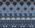 Textile Digital vintage Turkish Indian classical textured borders