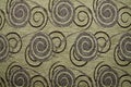 Textile fabric texture Anemon 12 Ecru brown color