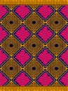 Textile fashion african Ankara print