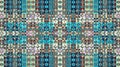 Textile geometric pattern. Rhombuses and squares. Patchwork. Royalty Free Stock Photo