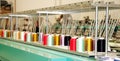 Textile: Industrial Embroidery Machine Royalty Free Stock Photo