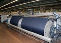 Textile industry (denim) - Weaving Royalty Free Stock Photo