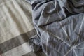 Textile Patterns Featured on Soft and Comfortable Bedding Designs Royalty Free Stock Photo