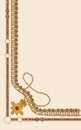 Textile Print Mughal Flower Illustration and Plant vintage manual artwork Digitally enhanced Royalty Free Stock Photo