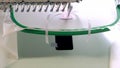 Textile - Professional and industrial embroidery machine. Machine embroidery is an embroidery process whereby a sewing