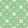 Tiled watercolor background. Green radiant